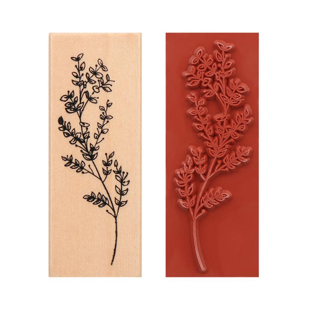 1PCS Wooden Plant Flower Girls Seal Vintage Rubber Stamps DIY Crafts Sewing Stamping Scrapbooking Accessories