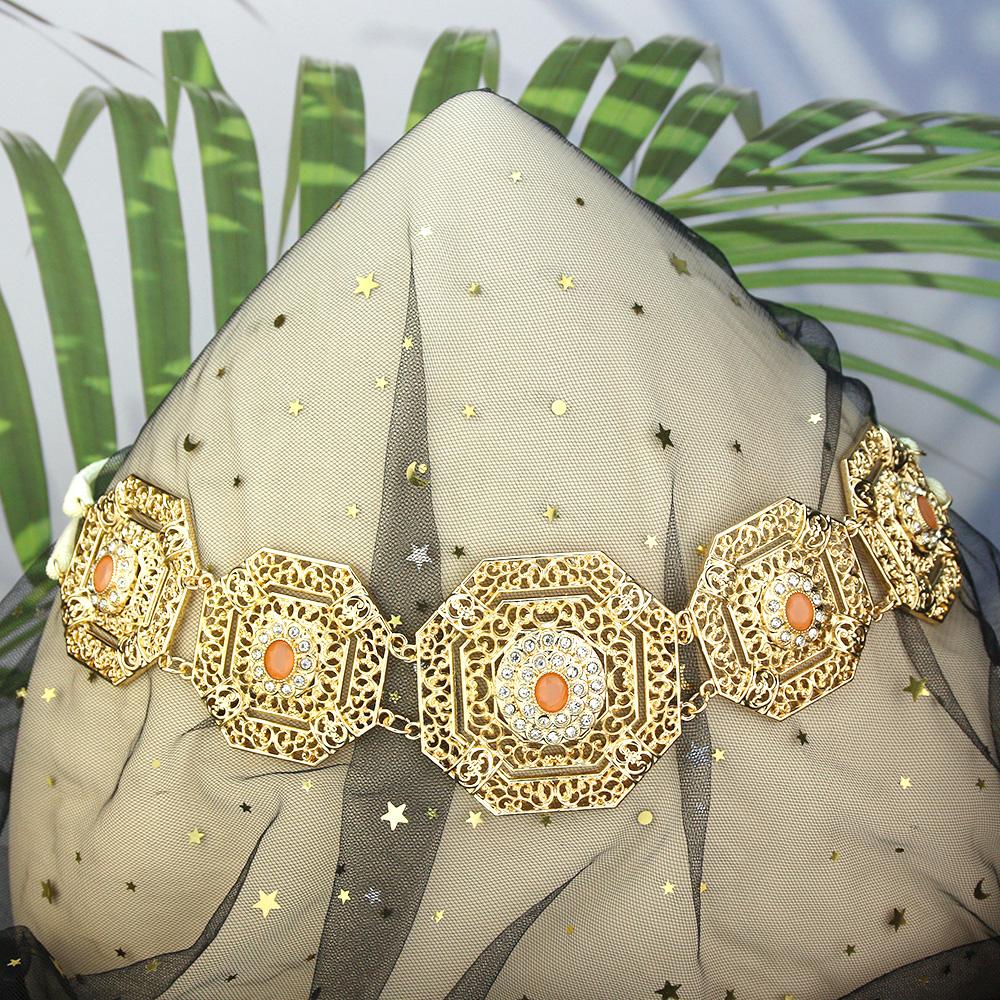 Eleganter Seilgürtel für Damen, quadratisch, hohl, Taillenkettengürtel, Braut, Hochzeit, Schmuck, Handquasten, Seilkette