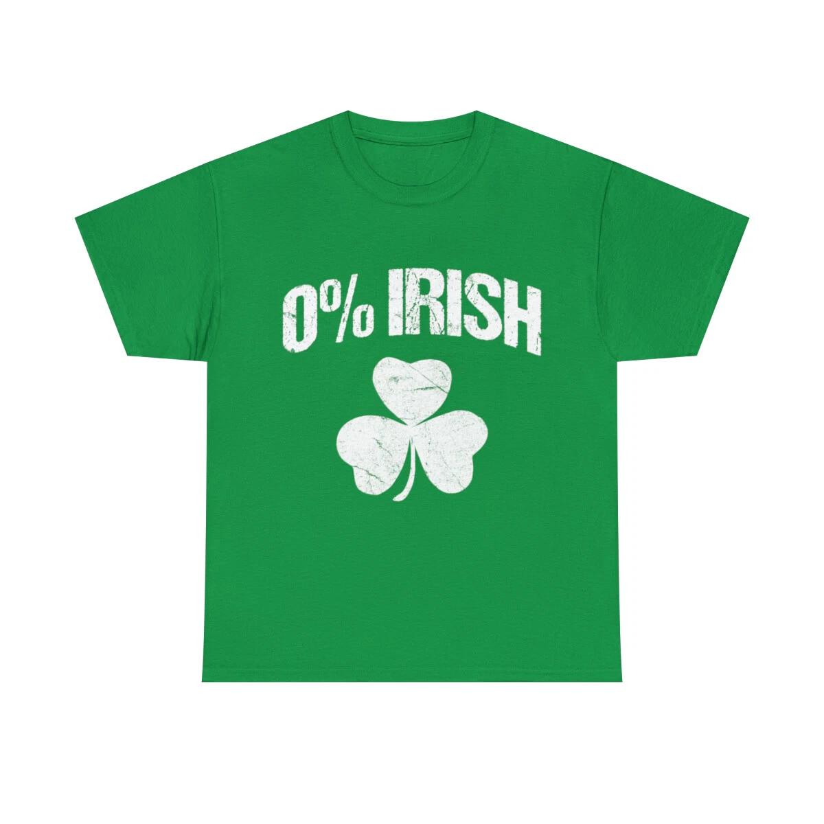 0% Irish Graphic Tee Shirt 2XL
