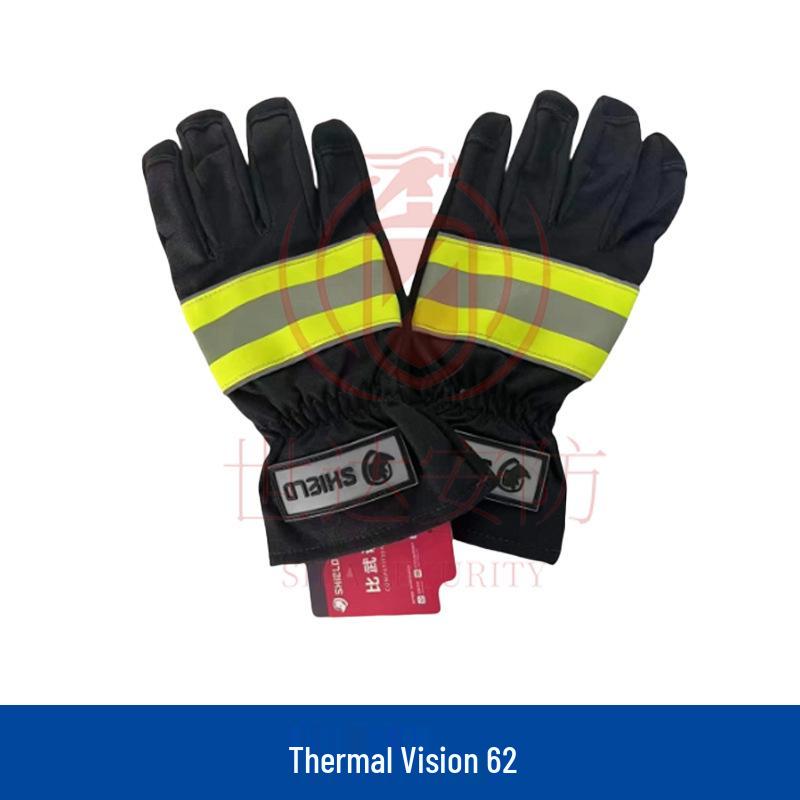 Перчатки пожарного: Нескользящие, износостойкие, устойчивые к порезам и нагреву для тренировок, соревнований и экстренного спасения M