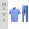 Durable Summer Cotton Twill Workwear Set with Custom Logo - Wear-Resistant Labor Protection Uniform