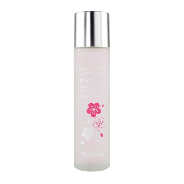 FarmStay Hyaluronsäure- und Kirschblüten-Toner 150 ml, Emulsion 120 ml, Serum 35 ml, Creme 55 ml  (15 Optionen)