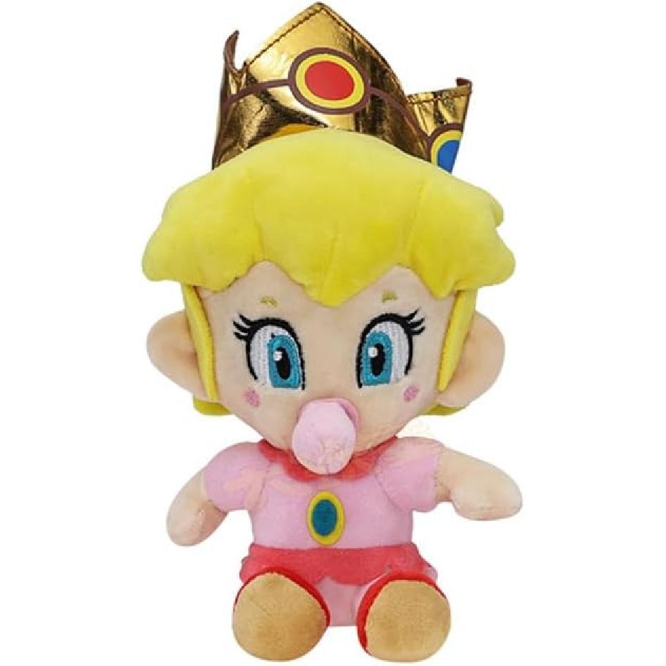 HUAWELL Mario All Star Collection Peach Daisy Roslina Princes Plush Toy Stuffed Doll Gift for Christmas Day New Year Birthday Part(6.7 Inch) (3 Pack)