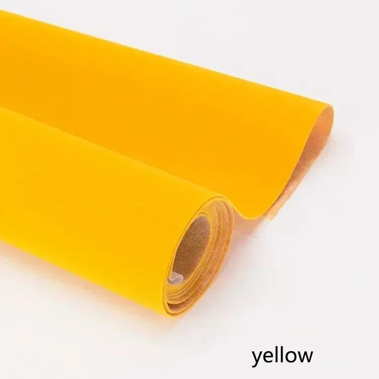 45/90*145cm 1.2mm Thick Self-adhesive Velvet Fabric Automotive Interior Furniture Decoration Scratch Resistant Plush Fabrics
