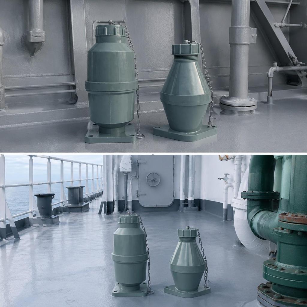 Marine Drainage Drain with Tethered Cap | Resistant Construction, Secure Threaded Connection, Boat