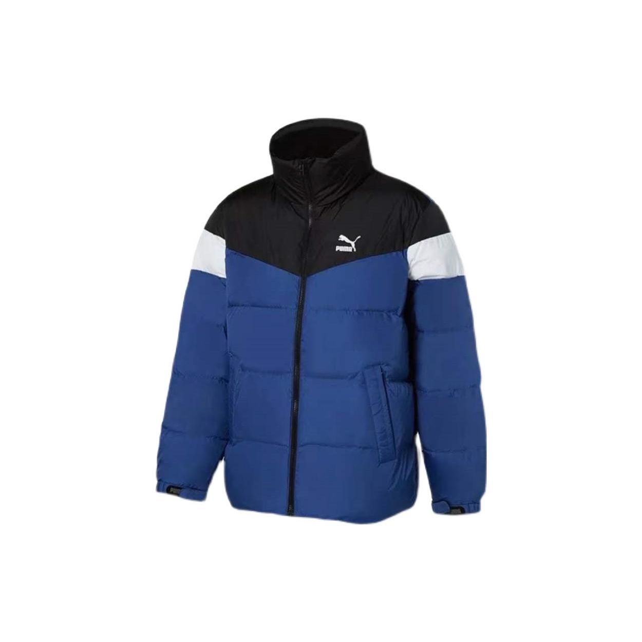 

PUMA 928654-03 Unisex Colour Block Puffer Jacket (Blue) S