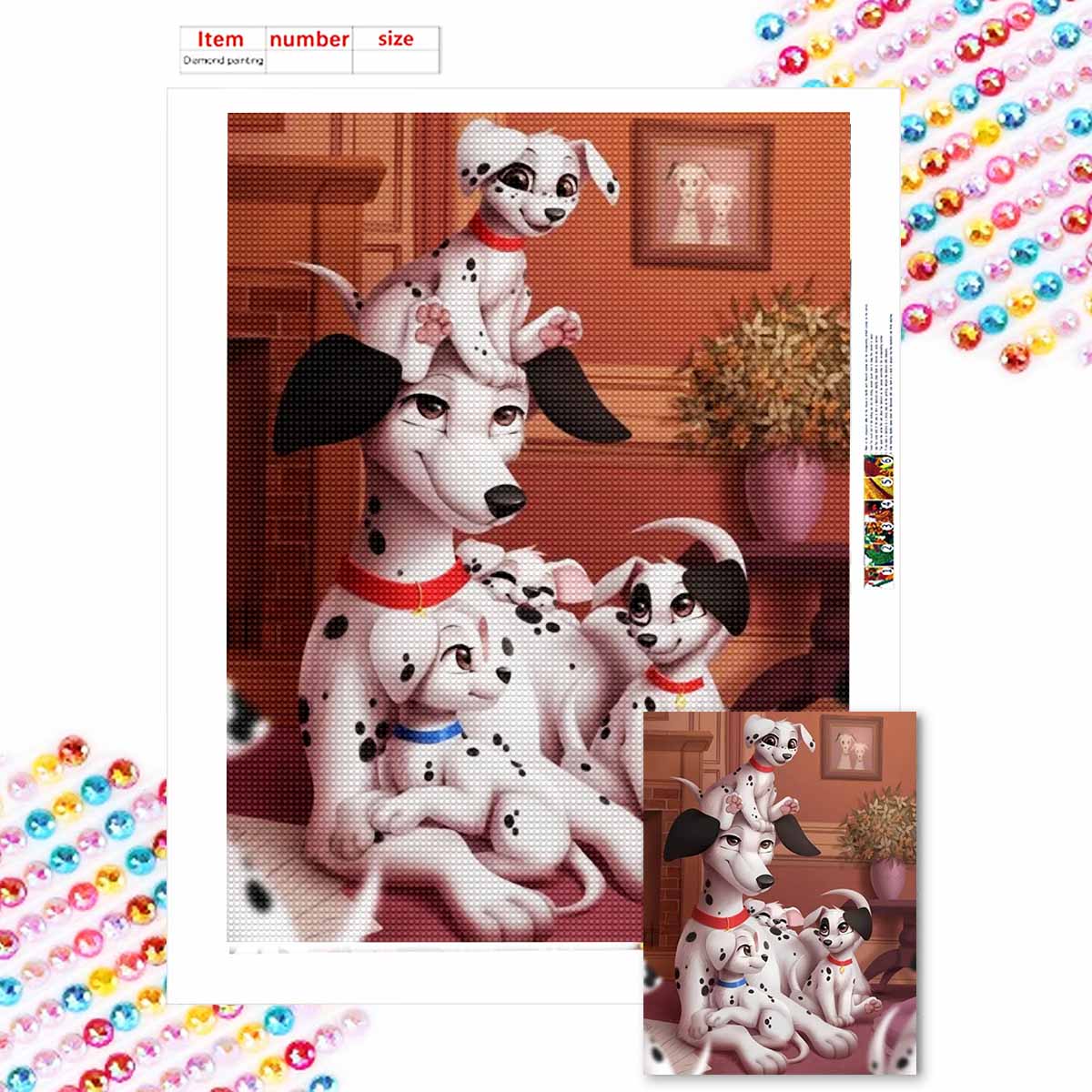 

Наборы для алмазной мозаики 5D для взрослых, Счастливая семья, Наборы с круглыми кристаллами для начинающих для украшения стен дома Round 20x30cm