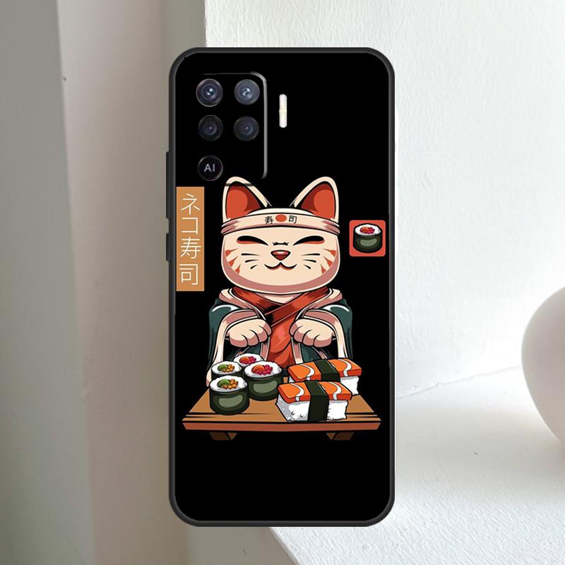 

Японская еда Суши Для OPPO A80 A60 A40 A5 A6 Pro A15 A17 A57 A16 A76 A96 A18 A38 A58 A78 A98 A54 A74 A94 Чехол OPPO A94 4G