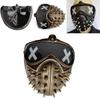 Watch Dogs Mask Punk Style Resin Mask With Spiked Design For Roleplaying Events