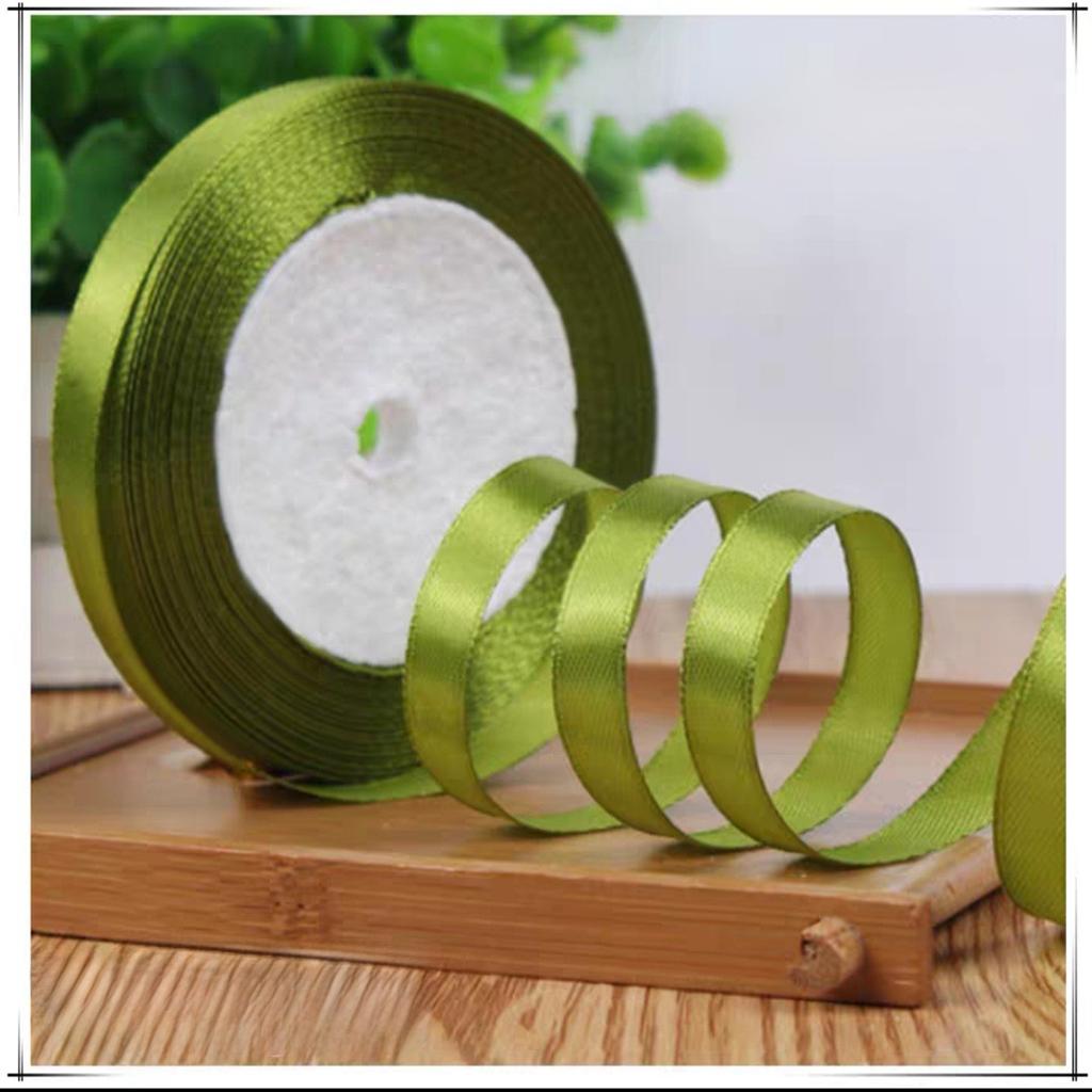 Wholesale 22 Meter/roll Stain Ribbon 1CM Polyester Ribbon for Gift Packing Wedding Party Decoration DIY Handmade Craft Supplies