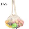 Cotton Mesh Handbag Bag Reusable Grocery Tote with Long Handles Washable Eco-Friendly Shopping Lightweight Foldable Net for Fruits And Vegetables