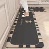 Nordic Modern Kitchen Floor Mat Home Entrance Doormat Living Room Carpet Anti-slip Bedroom Long Rugs Alfombras De Cocina