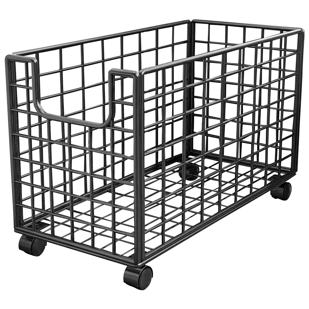 

Органайзер для мягких игрушек большой вместимости на колесиках, корзина для хранения плюшевых игрушек, металлические контейнеры для хранения детских игрушек для хранения любых вещей