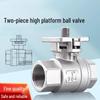 Jun Dingying Two-piece Stainless Steel Threaded Ball Valve