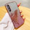 Gradient Butterfly Quicksand Phone Case For Samsung Galaxy M55 M54 M34 M14 M53 M52 M51 M23 M33 M21 M31 F15 Soft Silicone Cover