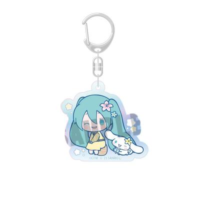 Hatsune Miku X Cinnamoroll Aurora Acrylic Keychain C