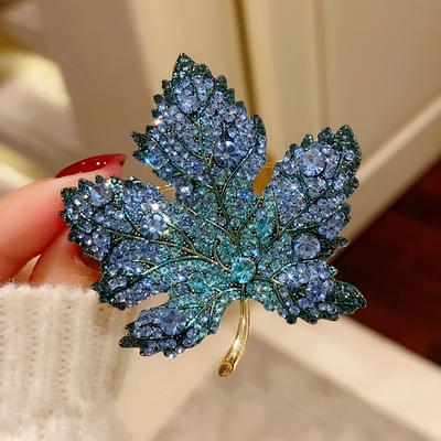 Frauen Maple Leaf Brosche Temperament Elegante Exquisite Party Schmuck Weibliche Brosche Pin Pullover Zubehör Geschenke