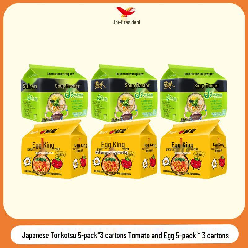 Tang Da Ren Japanese Tonkotsu & Tomato Egg Instant Noodles