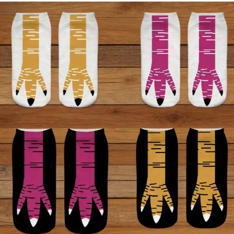 3D Digitally Printed Socks with Chicken Claw and Animal Paw Designs Are Trending on Instagram