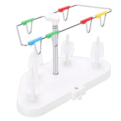 Spool Thread Stand Fit for   Serger 14HD854 S0100 Sewing Machine Multifunctional Trapezoidal 4 Thread Holder Movable   Height