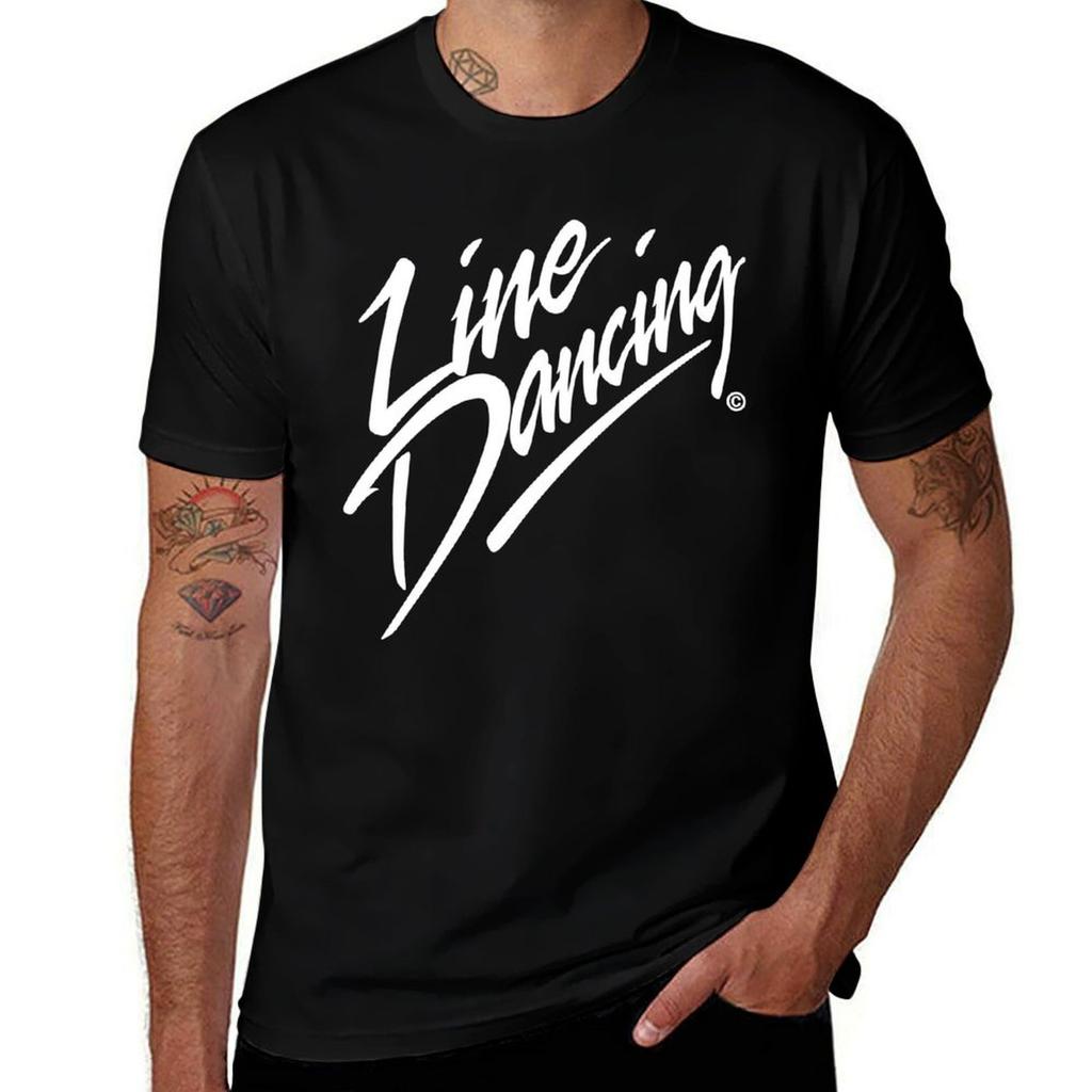 Line Dancing Handwritten By Subgirl Tshirt Tough Fabric Work Tee