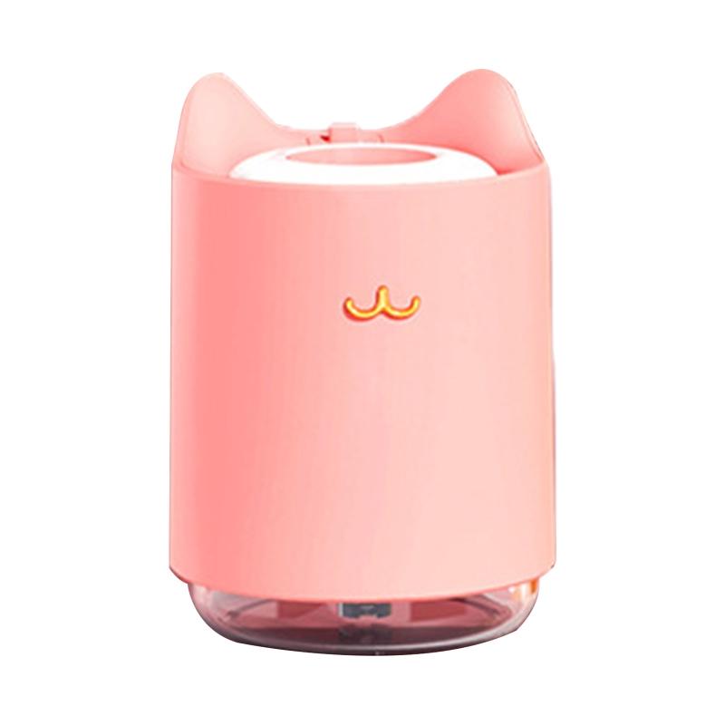 

USB настольный увлажнитель воздуха со светодиодной подсветкой Aromas диффузор эфирных масел розовый