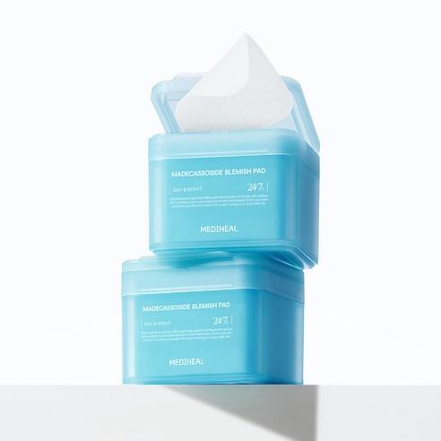 MEDIHEAL Madecassoside Blemish Toner Pad Dark Spot Care Soothing Facial Pads 100 Pads x 2 2 Pack (100 Pads × 2)