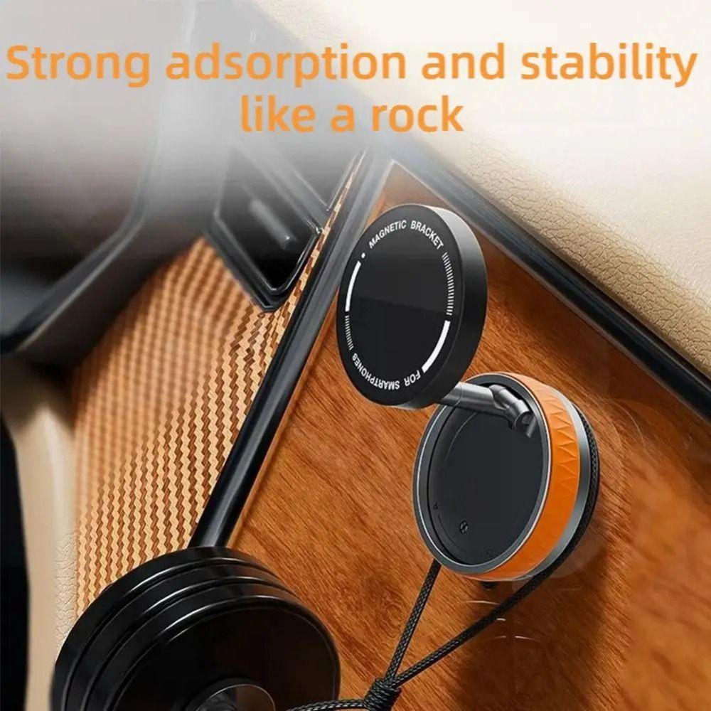 Dual 180° Adjustable Angles Vacuum Suction Phone Holder Folding Vacuum Suction Stand  Automobile
