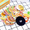 Food Refrigerator Stickers Cute Cartoon Children's Kitchen Home Decoration DIY Fun Food Soft Magnetic Refrigerator Stickers