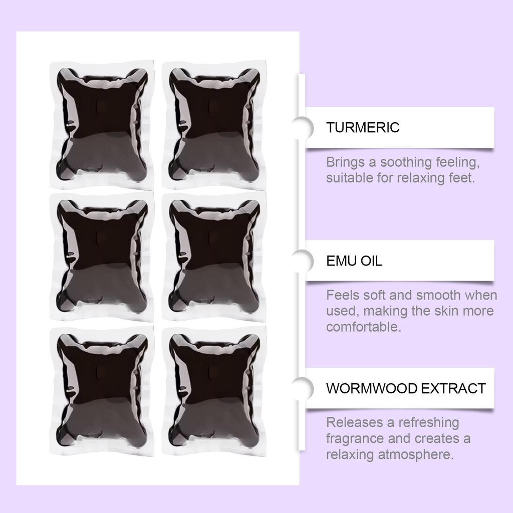 Herbal Body Detoxifying Foot Bath Beads Soothe Feet, Promote Blood Circulation, Improve Varicose Veins,10pcs/30ML