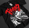 Anime Berserk Guts Unisexga Art Black TShirt Gift For Otaku