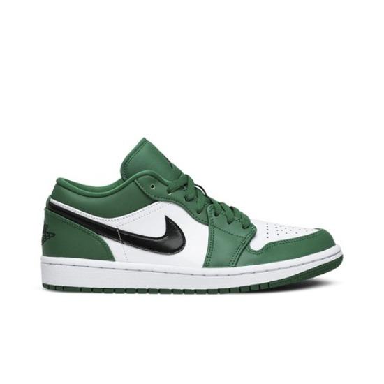 Air Jordan 1 Low Pine Green Men's Retro Sneakers 553558-301