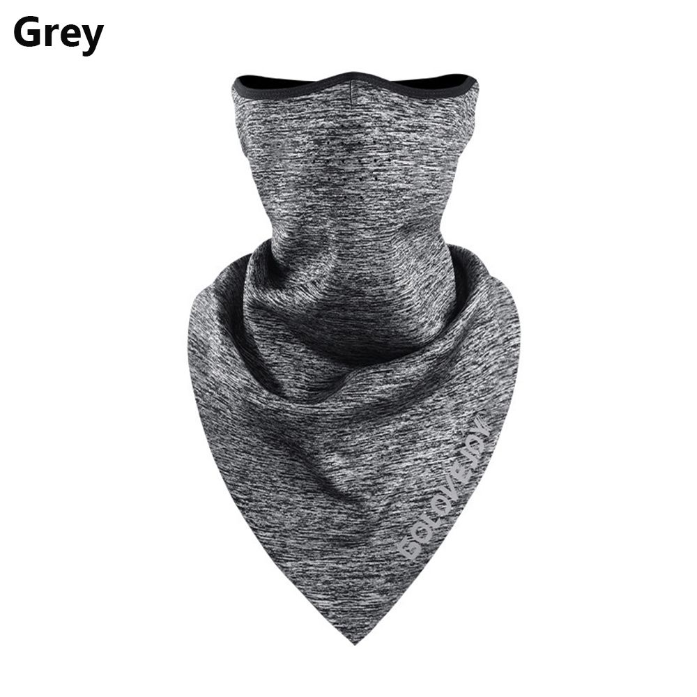 

Теплая Зимняя Ветрозащитная Спортивная Головная Повязка Велосипедный Шарф Велосипедные Головные Повязки Маска для Лица Велосипедная Бандана серый