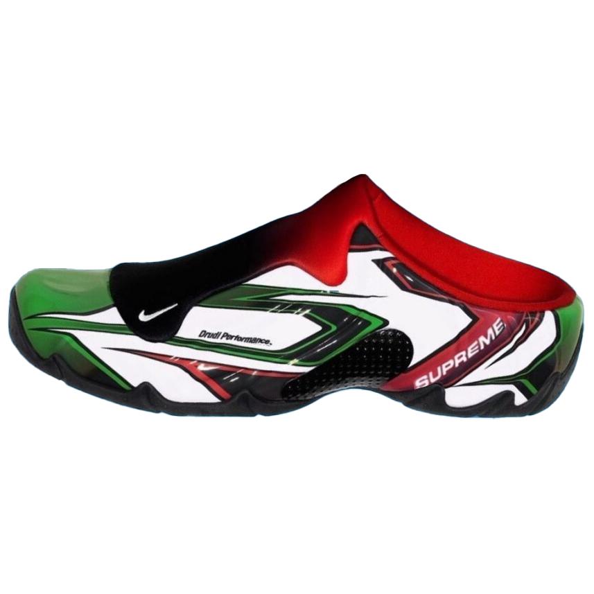 

Nike Clogposite Supreme Белый Красный Зеленый 43