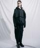 Black Square Cut Hoodie