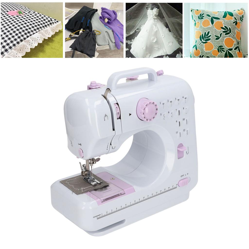Sewing NaMachine Household Electric with Sming Function 12 Stitch Patterns Automatic Winder Small Sewing NaMachine