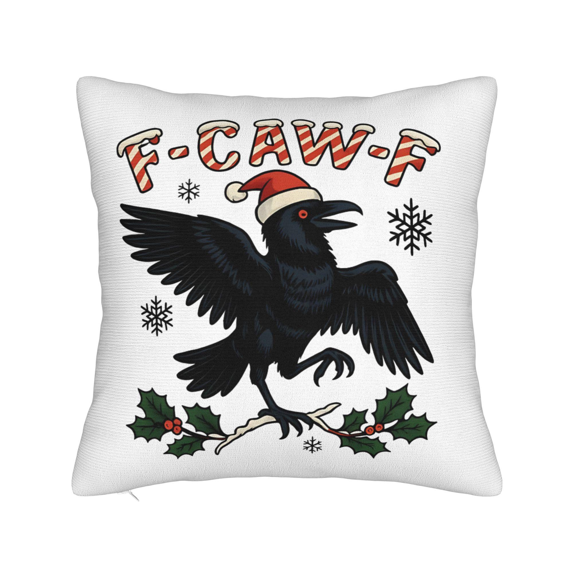 

FCawF Eagerlys Square Pillow Covers Polyester Living Room Cartoon Humor Cushion Case Cool Decor Throw Pillow Case 4545 30x30cm 12x12in