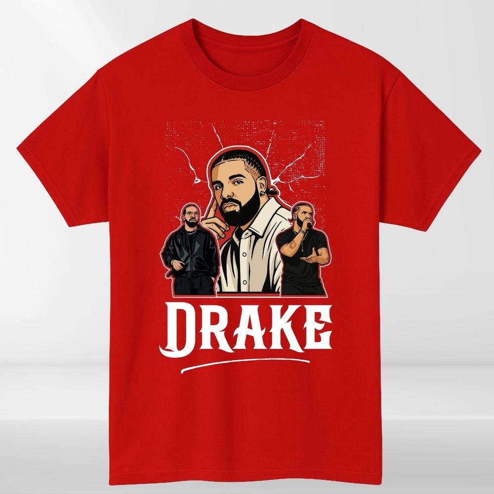 Drake Bootleg t Shirt Vintage Rap Hip Hop Tee Drake Oversized Heavy Cotton S