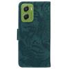 For Motorola Moto G06 4G Case Tiger Imprint Leather Wallet Phone Cover