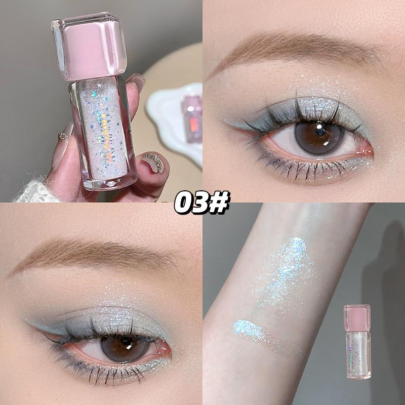Sparkling Eyeshadow Liquid Pearlescent Fine Shimmer Delicate Highlight Brightens Eyeshadow Makeup