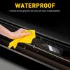 Car Auto Door Sill Stickers Decal Protector White Gray Dark Tri-Color Decor EOA