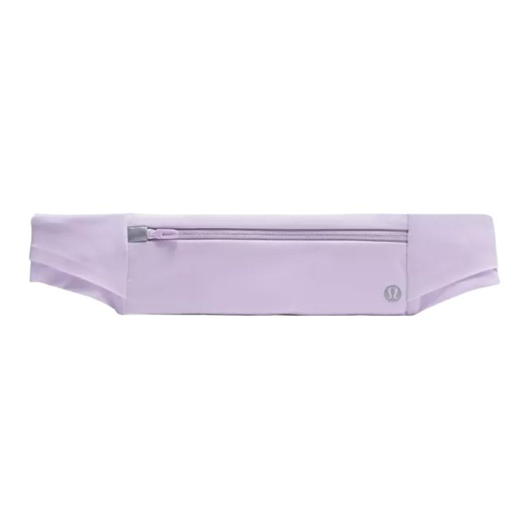 

Lululemon Fast And Free Classic Logo Nylon Waist Bag Unisex Bags Lavender-Frost LU9BXLS-0641 Lavender Frost