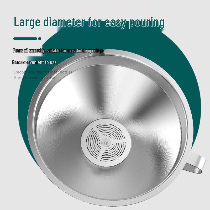 NHZHIW 304 Stainless Steel Kitchen Funnel Set