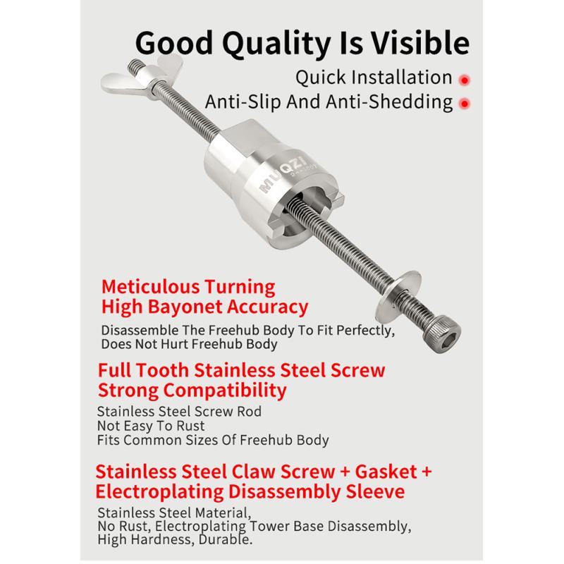 Bicycle Hub Disassembly Tool Universal Mountain Road Bike Stainless Steel Flywheel Hub Tool Bike