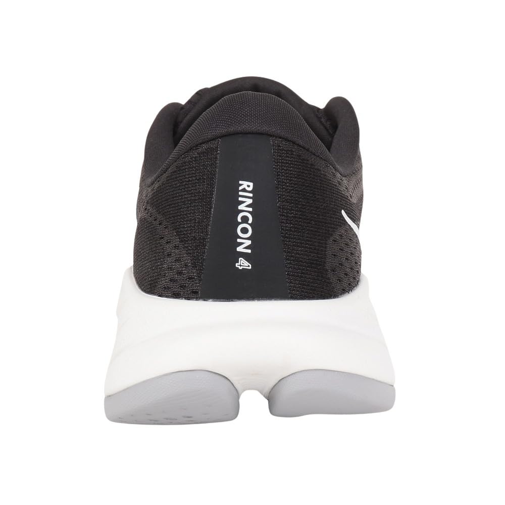 HOKA Rincon 4 Wide Running Size Black and Shoes, Women's, 25.0, White, 1155133-BWHT