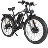 Bicicleta eléctrica PHILODO H8, motor de 3000W, batería de 48V 26Ah, velocidad máxima 56 km/h, autonomía de 100 km, neumáticos de 26x4.0 pulgadas