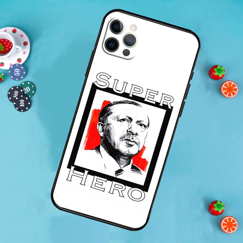 Turkey Recep Tayyip Erdogan Phone Case For iPhone 17 Air 16 15 14 13 12 11 Pro Max 12 13 mini 15 16 Plus 16e Cover Funda