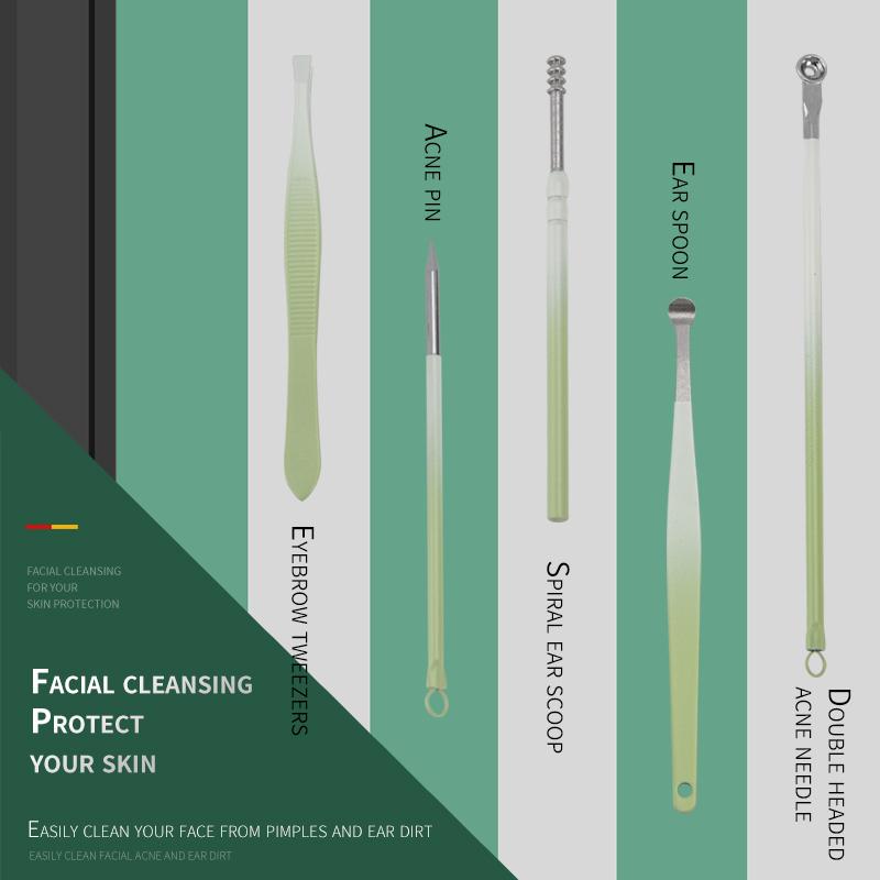 Finger Nail Clippers Pedicure Knives Exfoliation & Nail Art Tools 18-Piece Set-Carbon Steel Durable