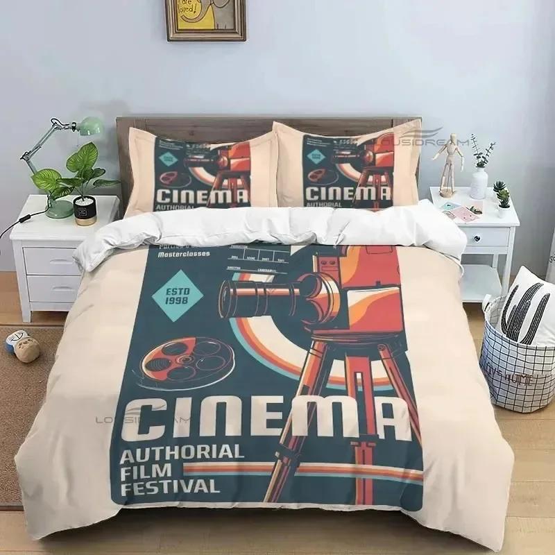 

Luxury New 3D Print Movie Film Clap Board Patterns Bedding Set,Duvet Cover Bed Set Quilt Cover Pillowcase,King Queen Bedding Set 70x133cm