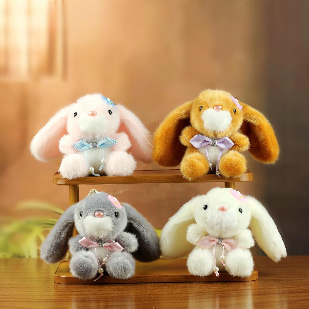 Plush Bunny Keychain With Pp Cotton Fill For Kids And Girls Gift